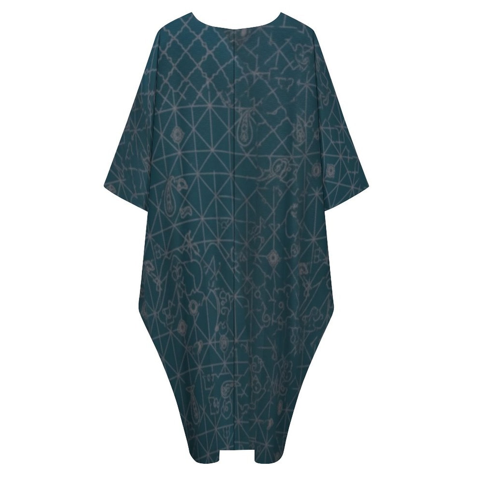 Design V-Neck Kaftan Dress - Zeedeey - All stuffs go, go figure