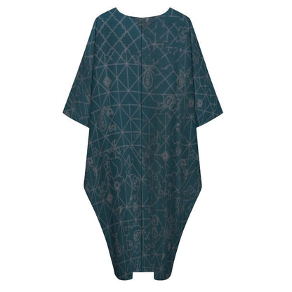 Design V-Neck Kaftan Dress - Zeedeey - All stuffs go, go figure