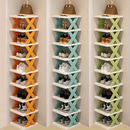 Orange 9-layer Shoe Rack - Zeedeey - All stuffs go, go figure