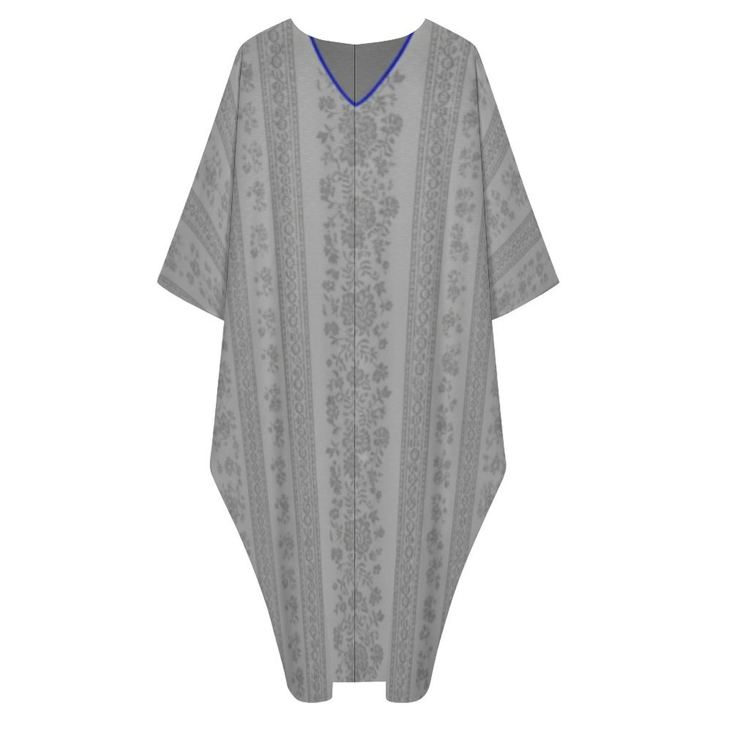 Design V-Neck Kaftan Dress - Zeedeey - All stuffs go, go figure
