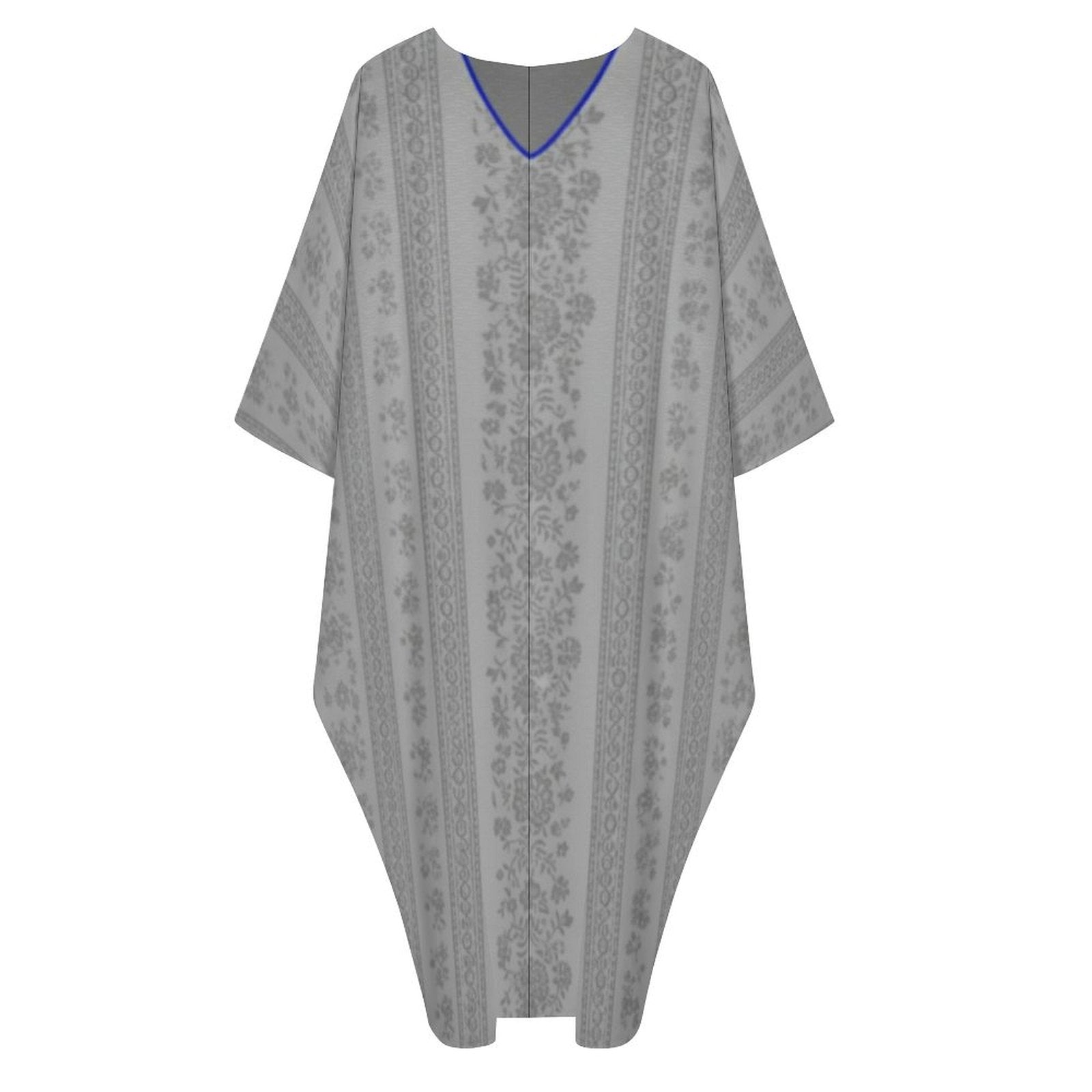 Design V-Neck Kaftan Dress - Zeedeey - All stuffs go, go figure