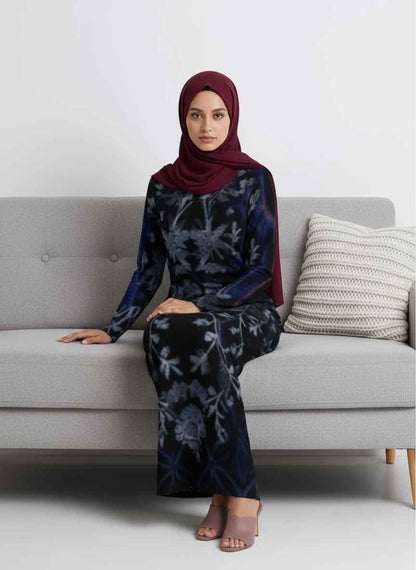 Design Long-Sleeve Draped Bodycon Dress - Zeedeey - All stuffs go, go figure