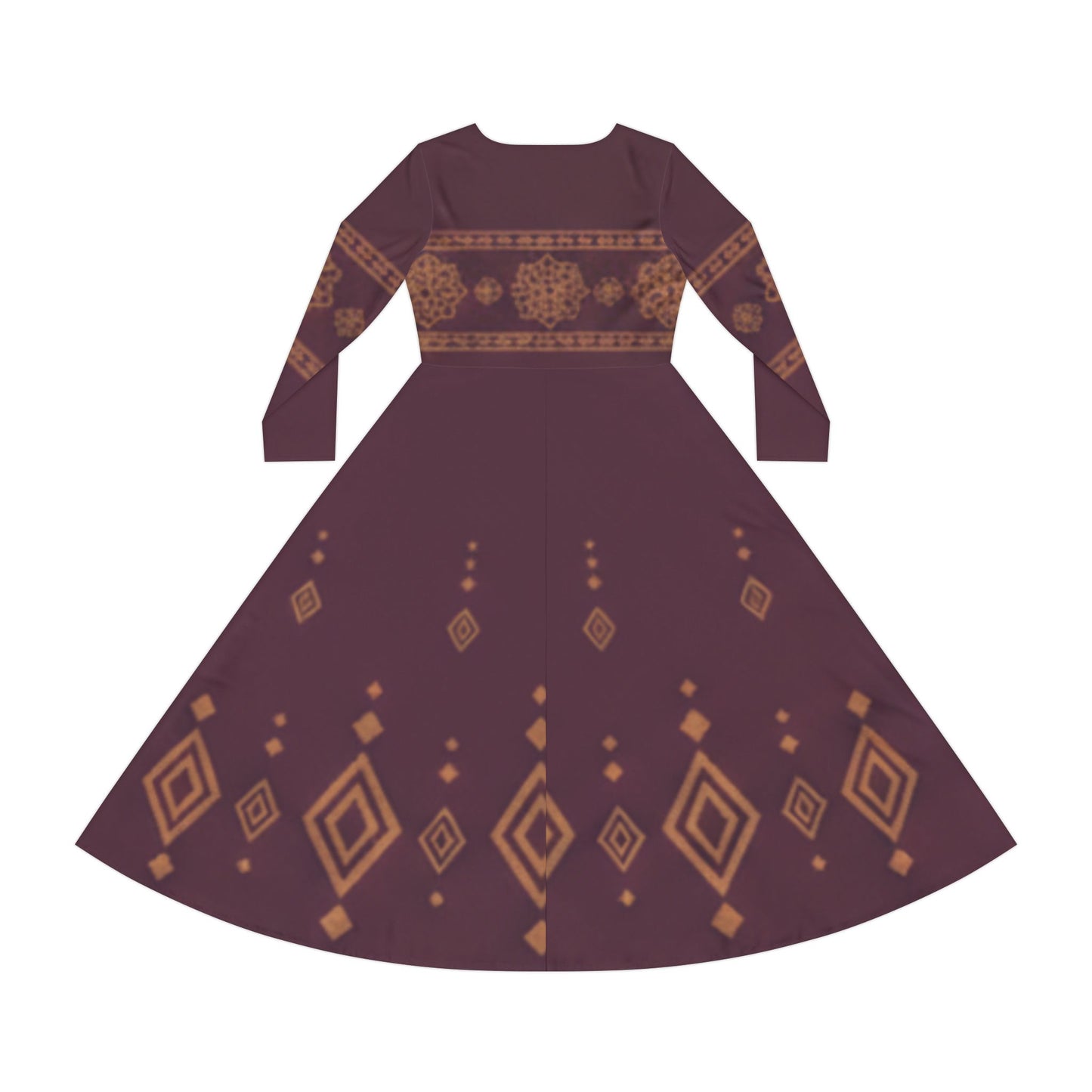Dance Dress - Ornament Maroon - Zeedeey - All stuffs go, go figure