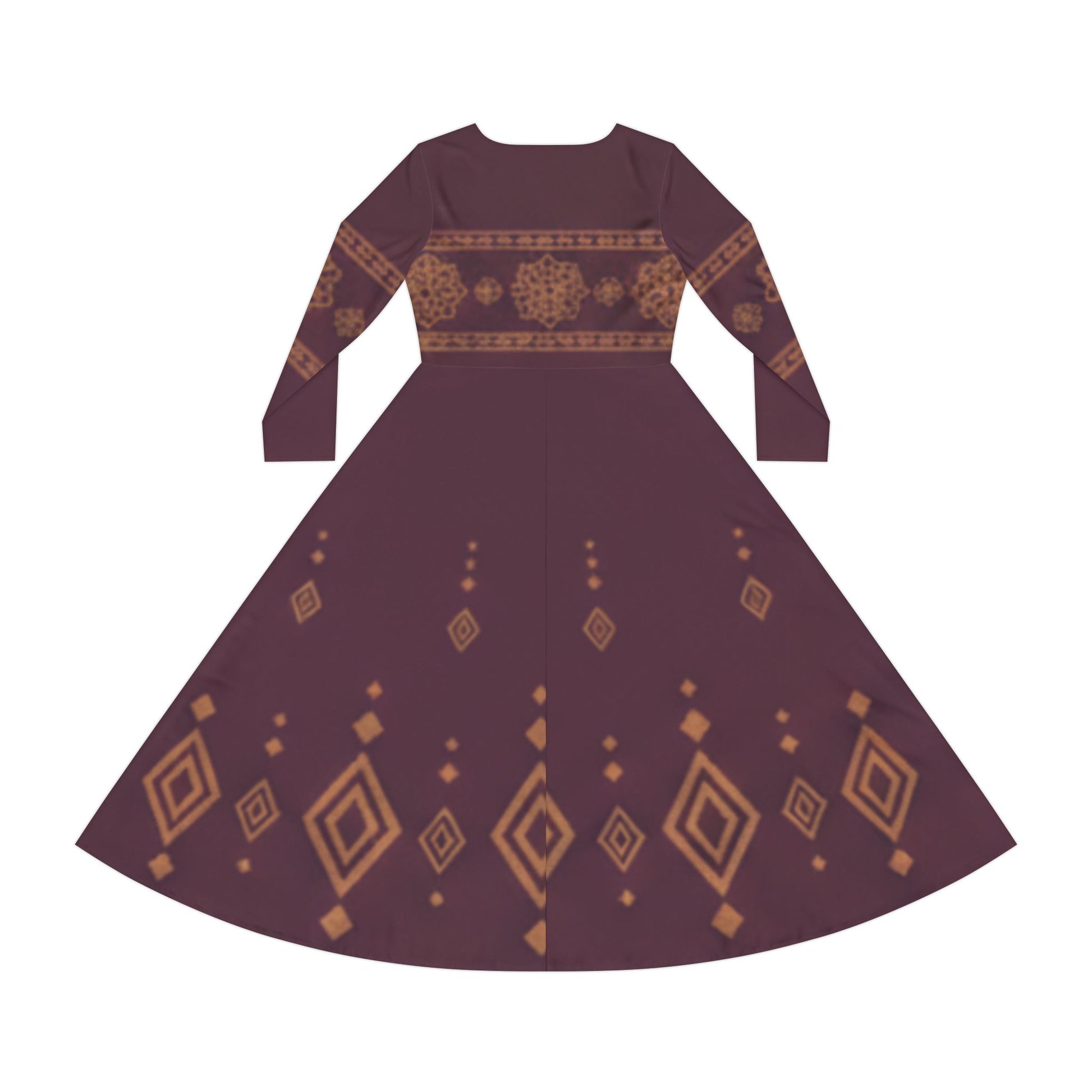 Dance Dress - Ornament Maroon - Zeedeey - All stuffs go, go figure