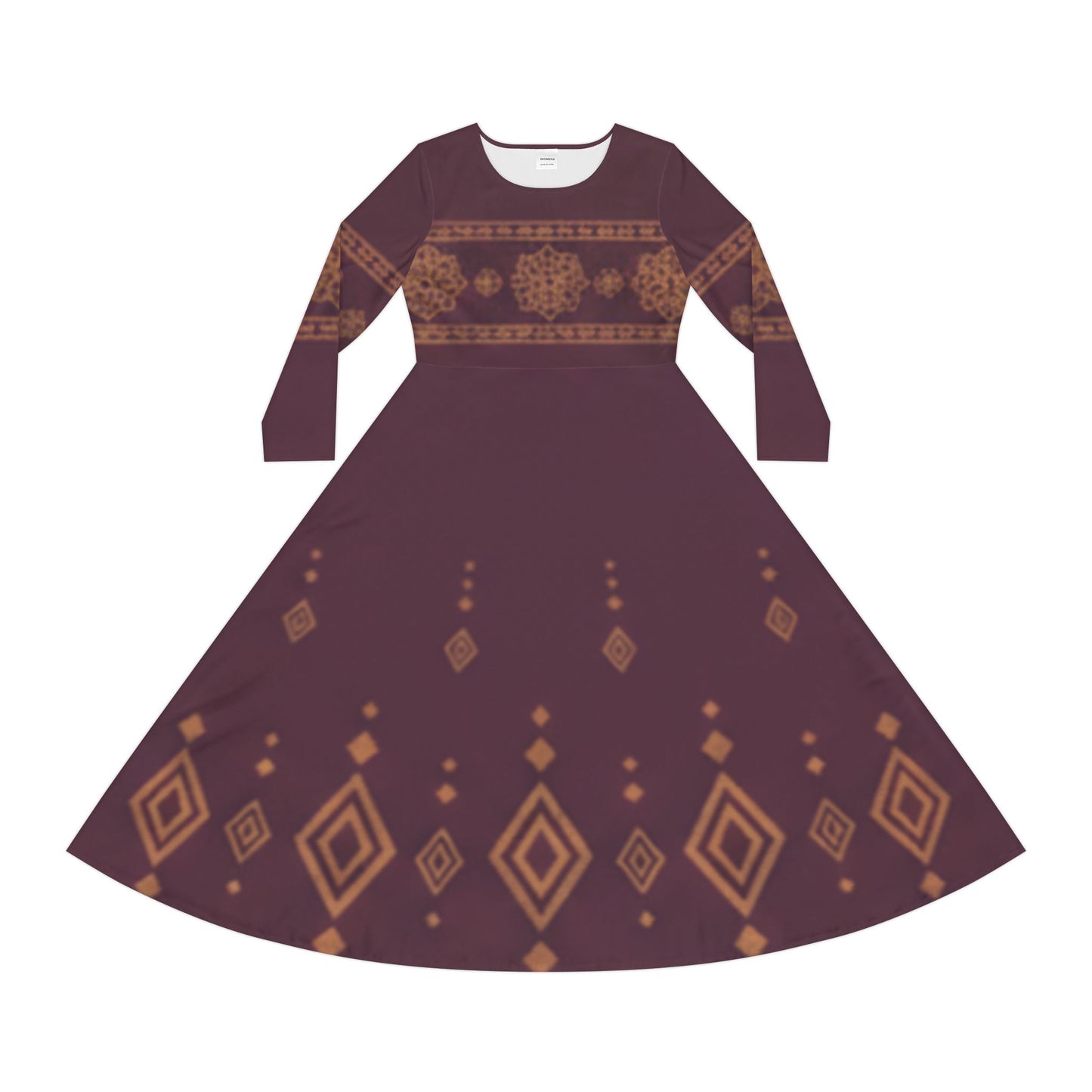 Dance Dress - Ornament Maroon - Zeedeey - All stuffs go, go figure