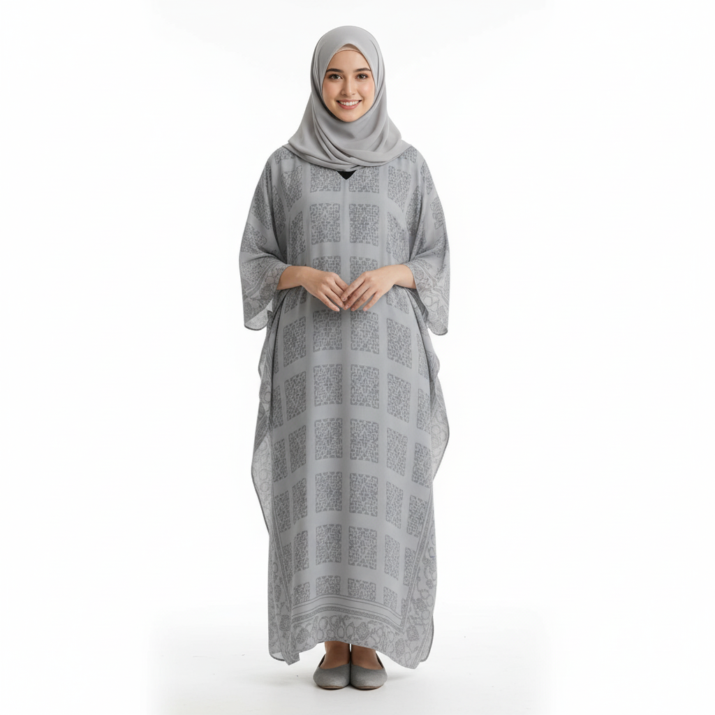 Design V-Neck Kaftan Dress - Zeedeey - All stuffs go, go figure