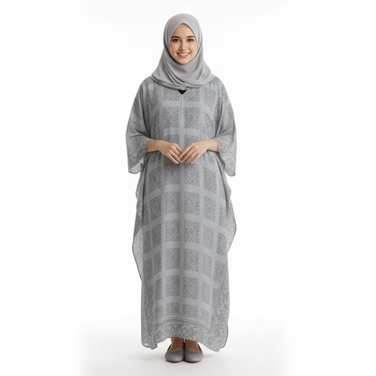 Design V-Neck Kaftan Dress - Zeedeey - All stuffs go, go figure