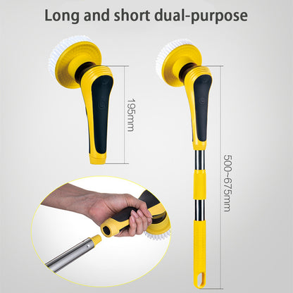 6 In 1 And 10 In 1 Electric Spin Scrubber Cleaning Brush Wireless Adjustable Multifunctional Gadgets For Bathroom Kitchen Windows Toilet - Zeedeey - All stuffs go, go figure