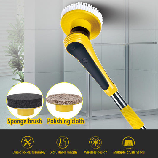6 In 1 And 10 In 1 Electric Spin Scrubber Cleaning Brush Wireless Adjustable Multifunctional Gadgets For Bathroom Kitchen Windows Toilet - Zeedeey - All stuffs go, go figure