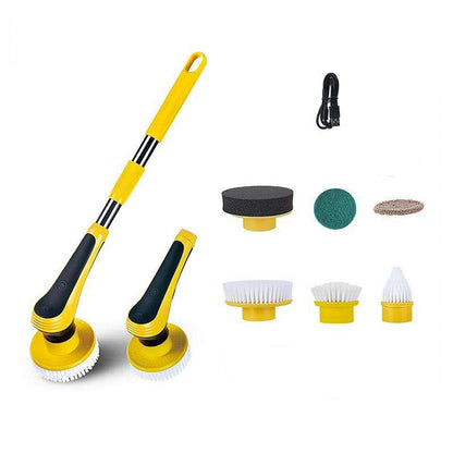 6 In 1 And 10 In 1 Electric Spin Scrubber Cleaning Brush Wireless Adjustable Multifunctional Gadgets For Bathroom Kitchen Windows Toilet - Zeedeey - All stuffs go, go figure