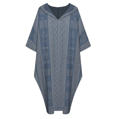 Design V-Neck Kaftan Dress - Zeedeey - All stuffs go, go figure
