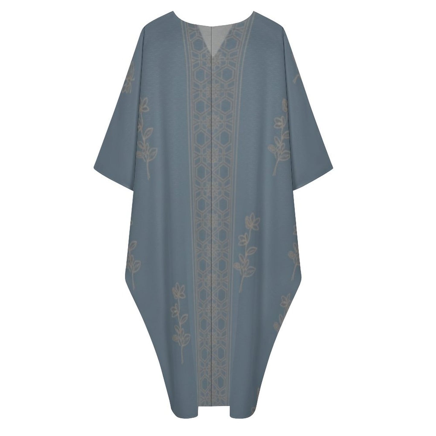 Design V-Neck Kaftan Dress - Zeedeey - All stuffs go, go figure
