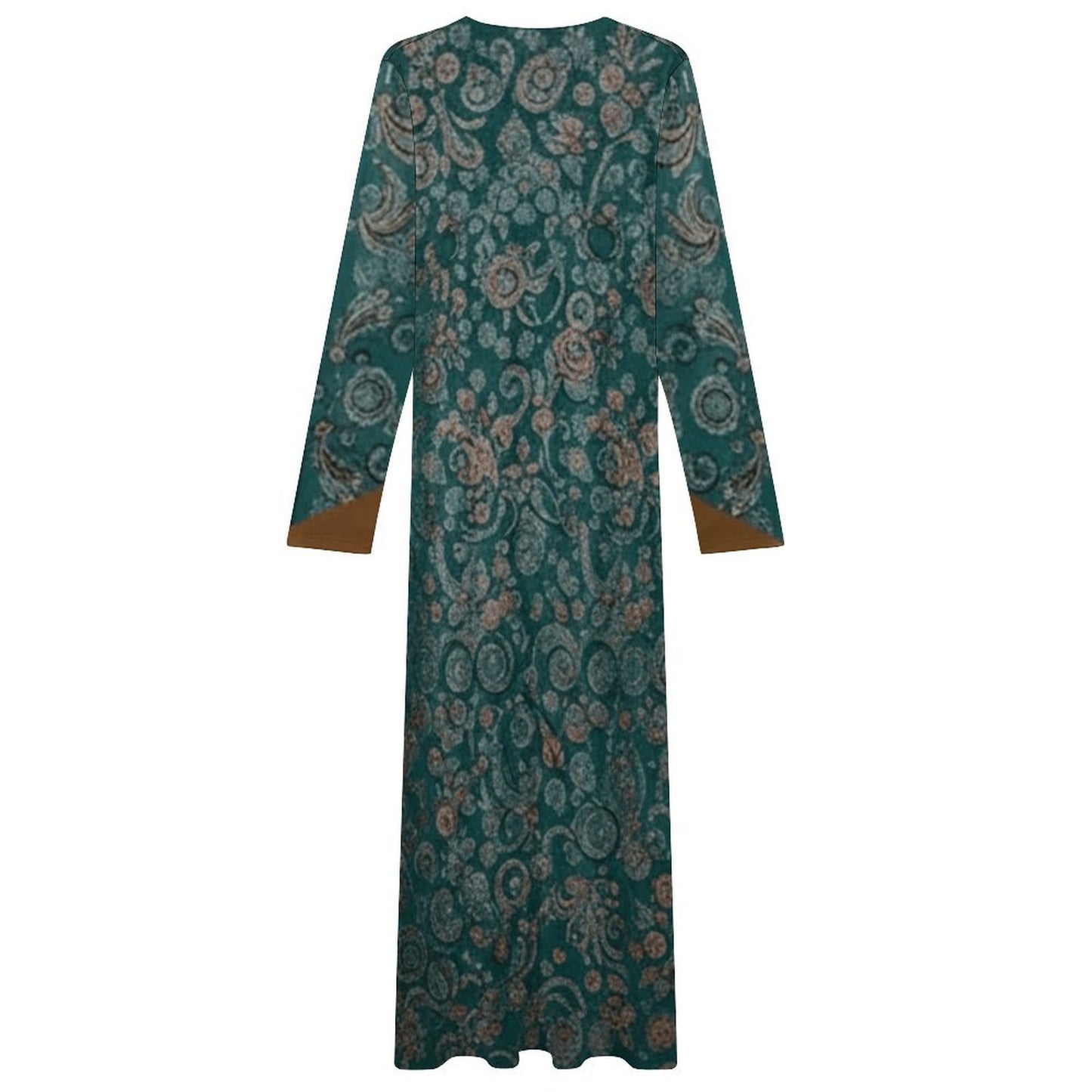 Design Long-Sleeve Draped Bodycon Dress - Zeedeey - All stuffs go, go figure