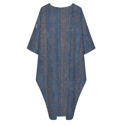 Design V-Neck Kaftan Dress - Zeedeey - All stuffs go, go figure