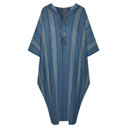 Design V-Neck Kaftan Dress - Zeedeey - All stuffs go, go figure