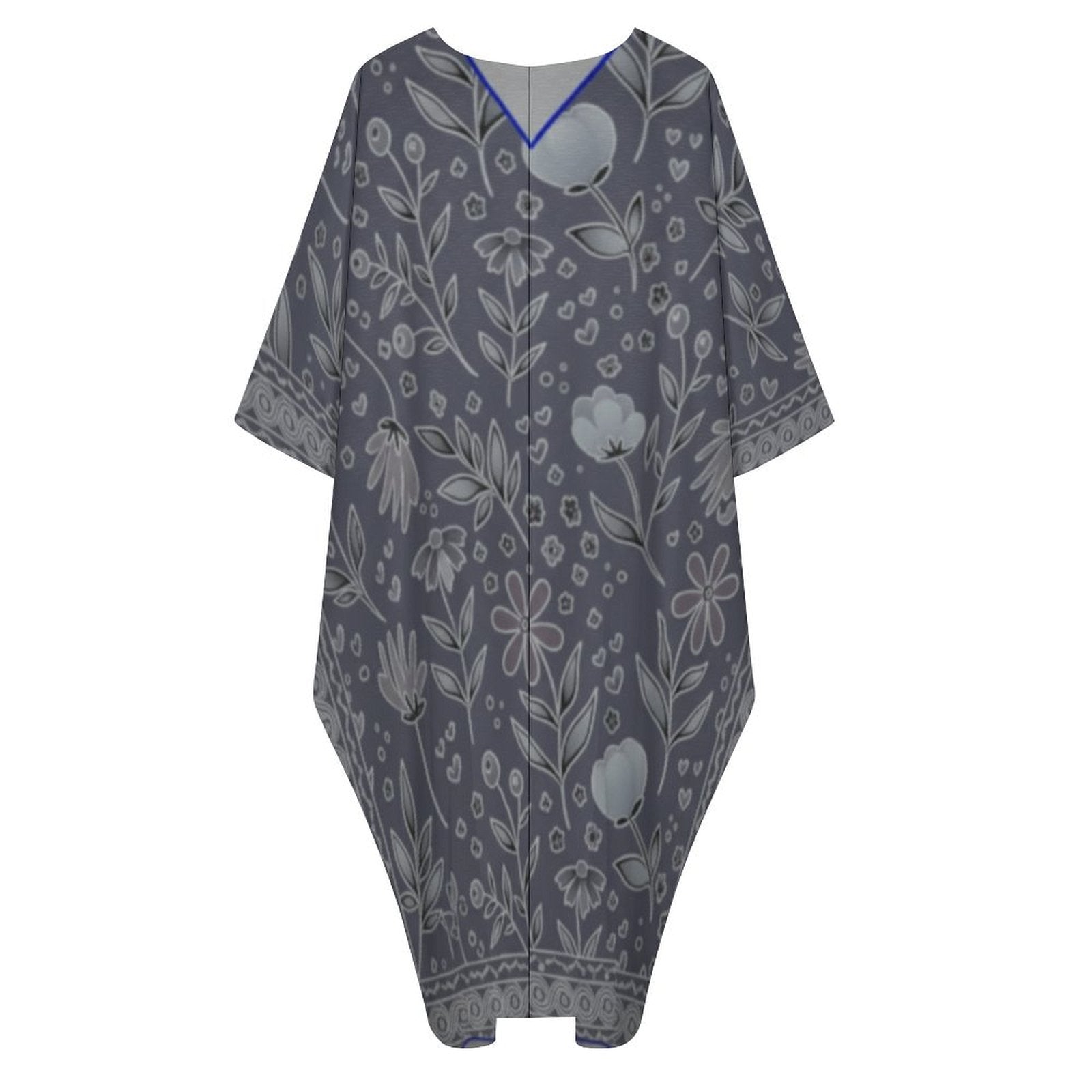 Design V-Neck Kaftan Dress - Zeedeey - All stuffs go, go figure