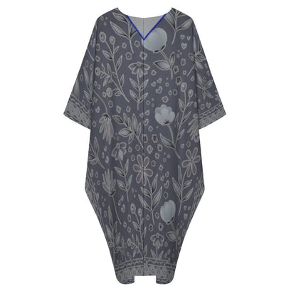 Design V-Neck Kaftan Dress - Zeedeey - All stuffs go, go figure