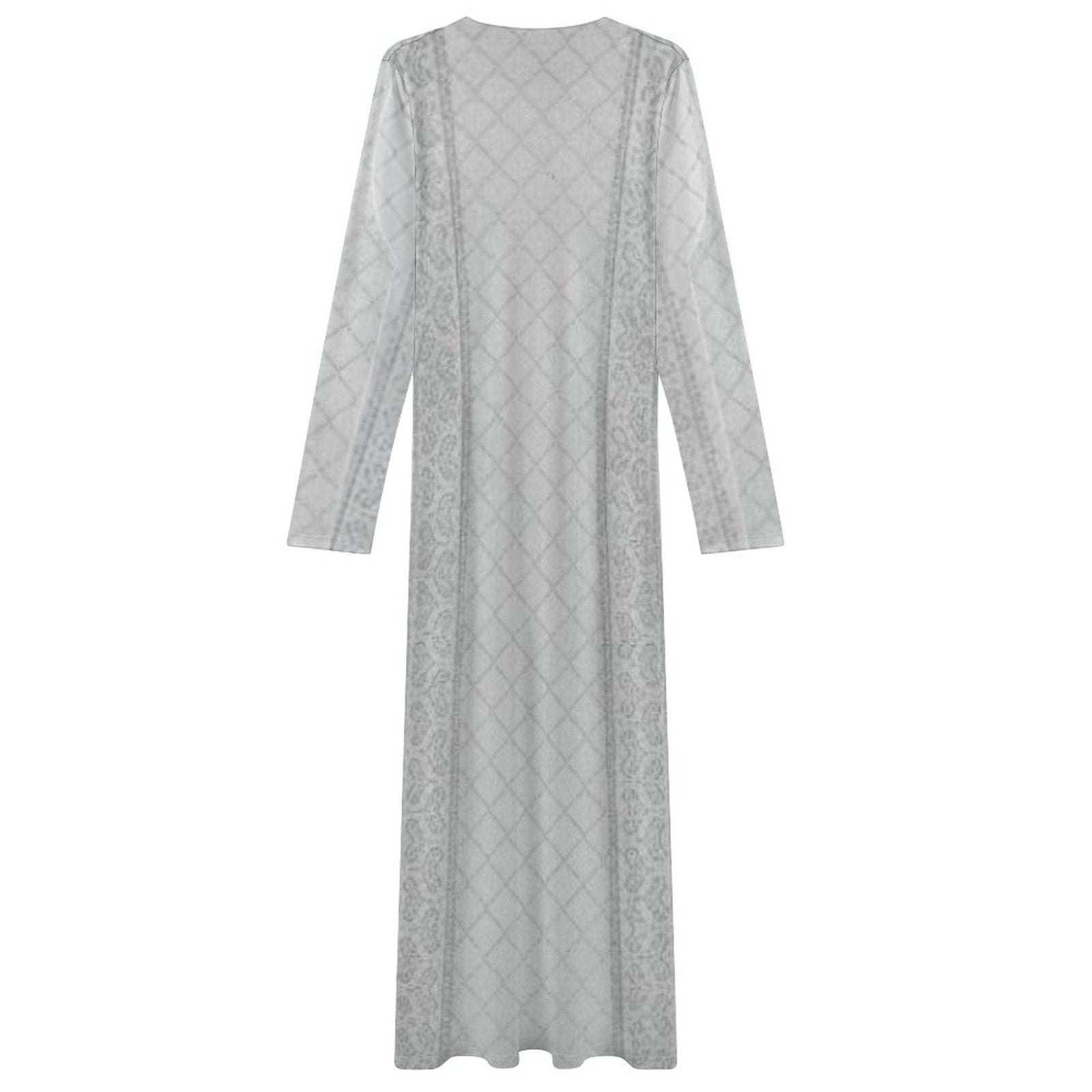 Design Long-Sleeve Draped Bodycon Dress - Zeedeey - All stuffs go, go figure