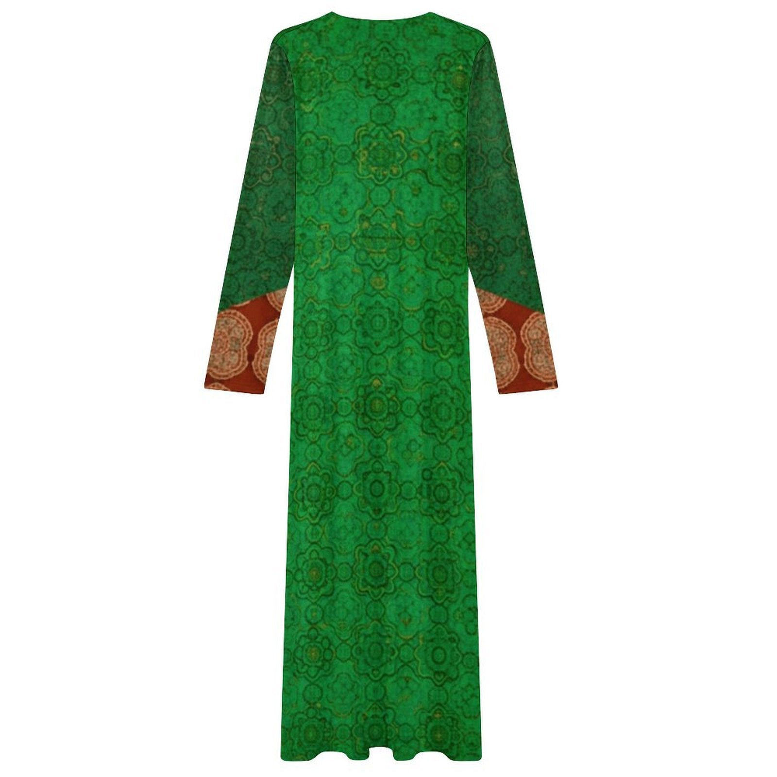 Design Long-Sleeve Draped Bodycon Dress - Zeedeey - All stuffs go, go figure