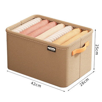 Clothes Storage Box Thick Fabric Storage Box Dormitory Home - Zeedeey - All stuffs go, go figure