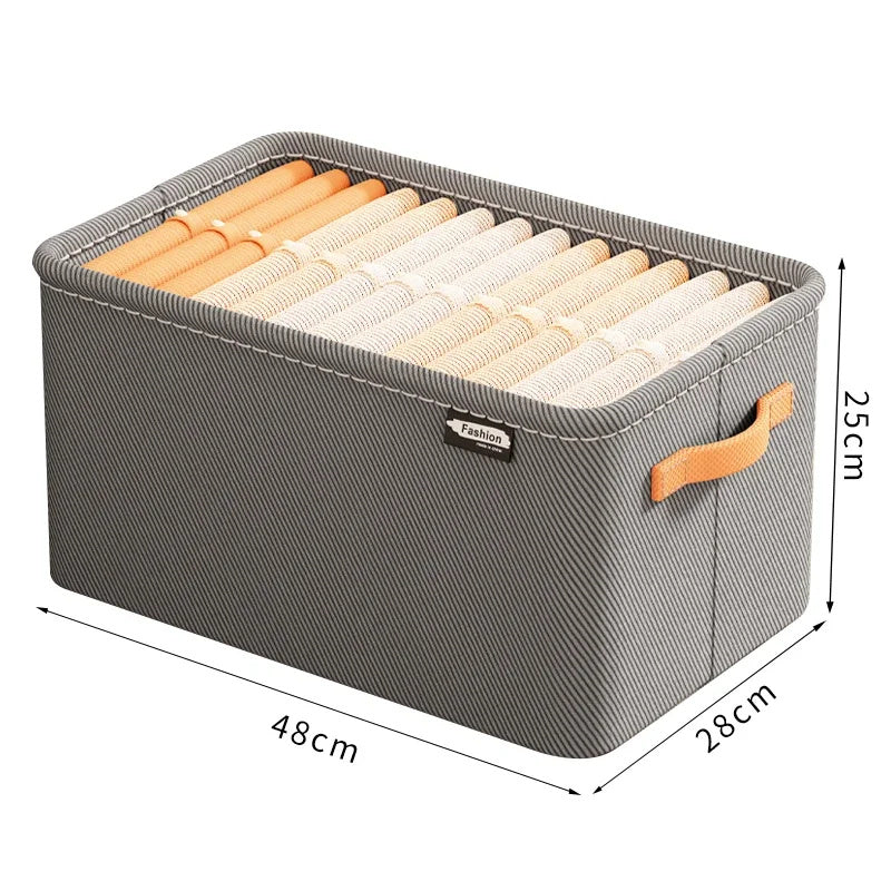 Clothes Storage Box Thick Fabric Storage Box Dormitory Home - Zeedeey - All stuffs go, go figure