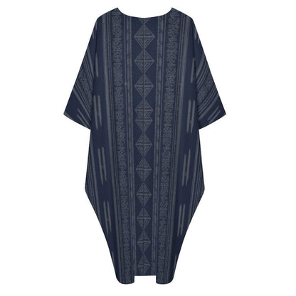 Design V-Neck Kaftan Dress - Zeedeey - All stuffs go, go figure