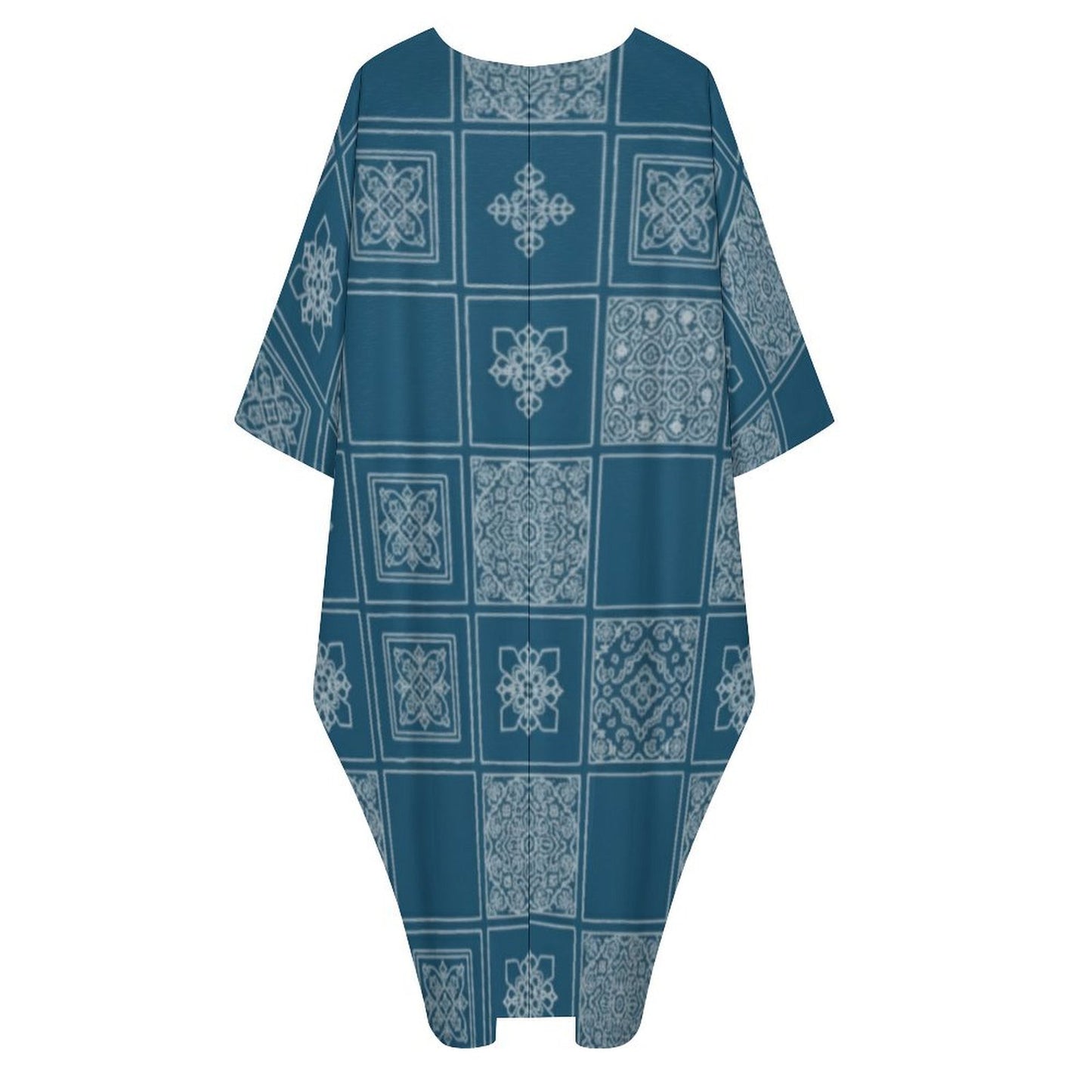 Design V-Neck Kaftan Dress - Zeedeey - All stuffs go, go figure
