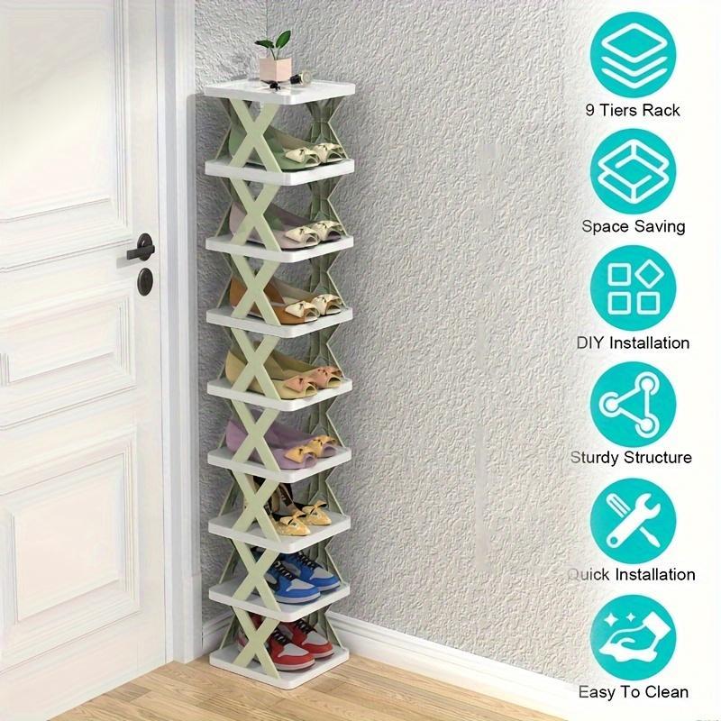 Orange 9-layer Shoe Rack - Zeedeey - All stuffs go, go figure