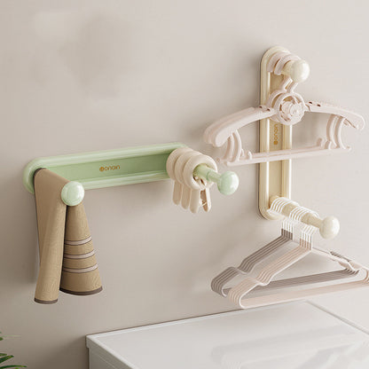 Retractable Hanger Storage Rack Punch-free - Zeedeey - All stuffs go, go figure