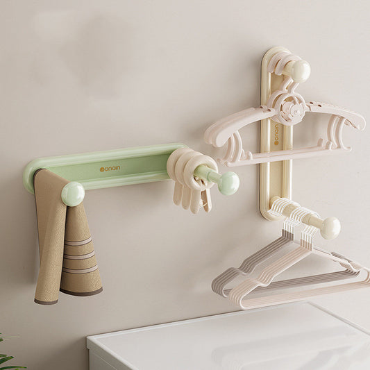 Retractable Hanger Storage Rack Punch-free - Zeedeey - All stuffs go, go figure