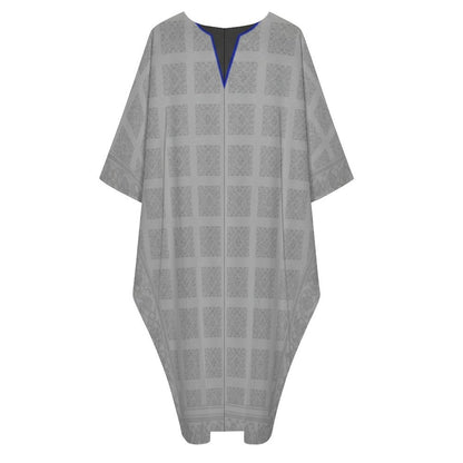 Design V-Neck Kaftan Dress - Zeedeey - All stuffs go, go figure