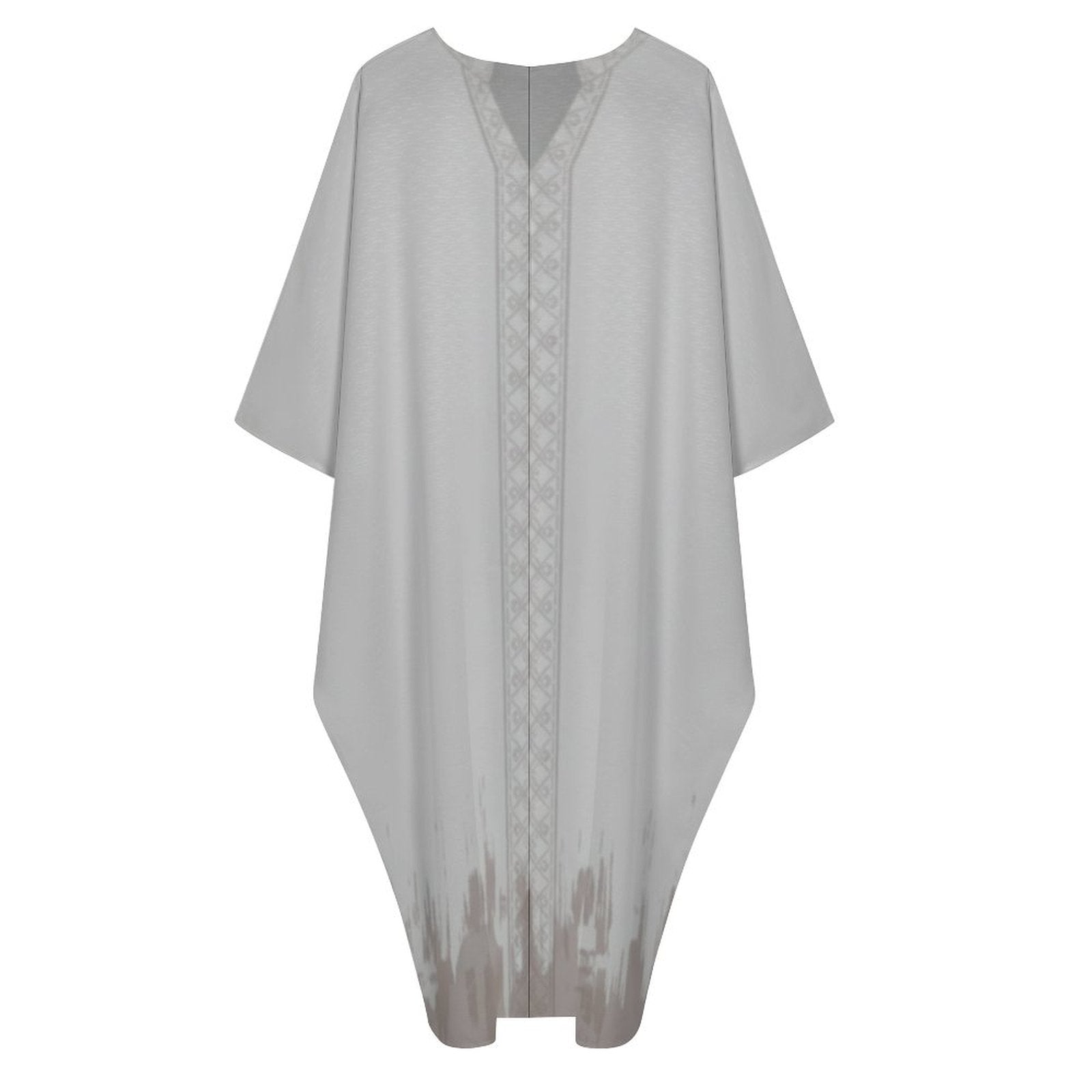 Design V-Neck Kaftan Dress - Zeedeey - All stuffs go, go figure