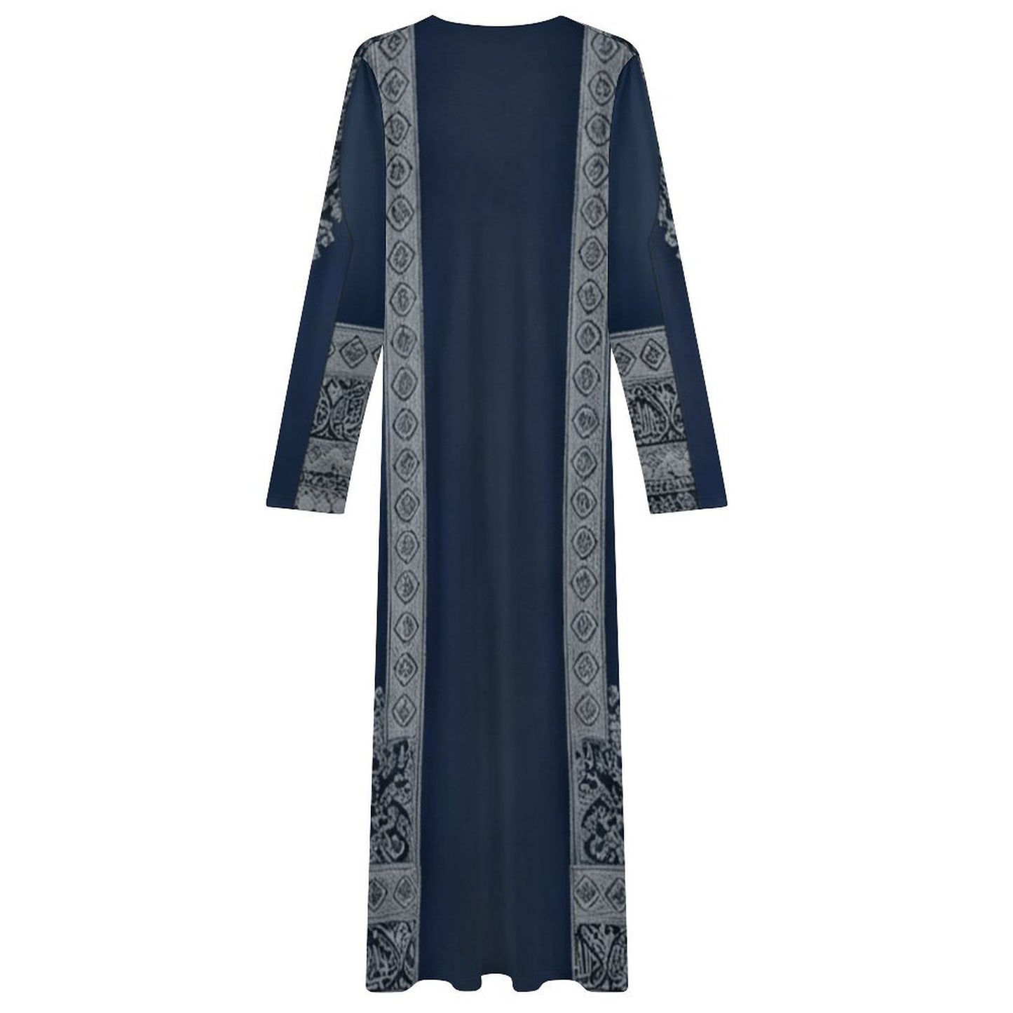 Design Long-Sleeve Draped Bodycon Dress - Zeedeey - All stuffs go, go figure