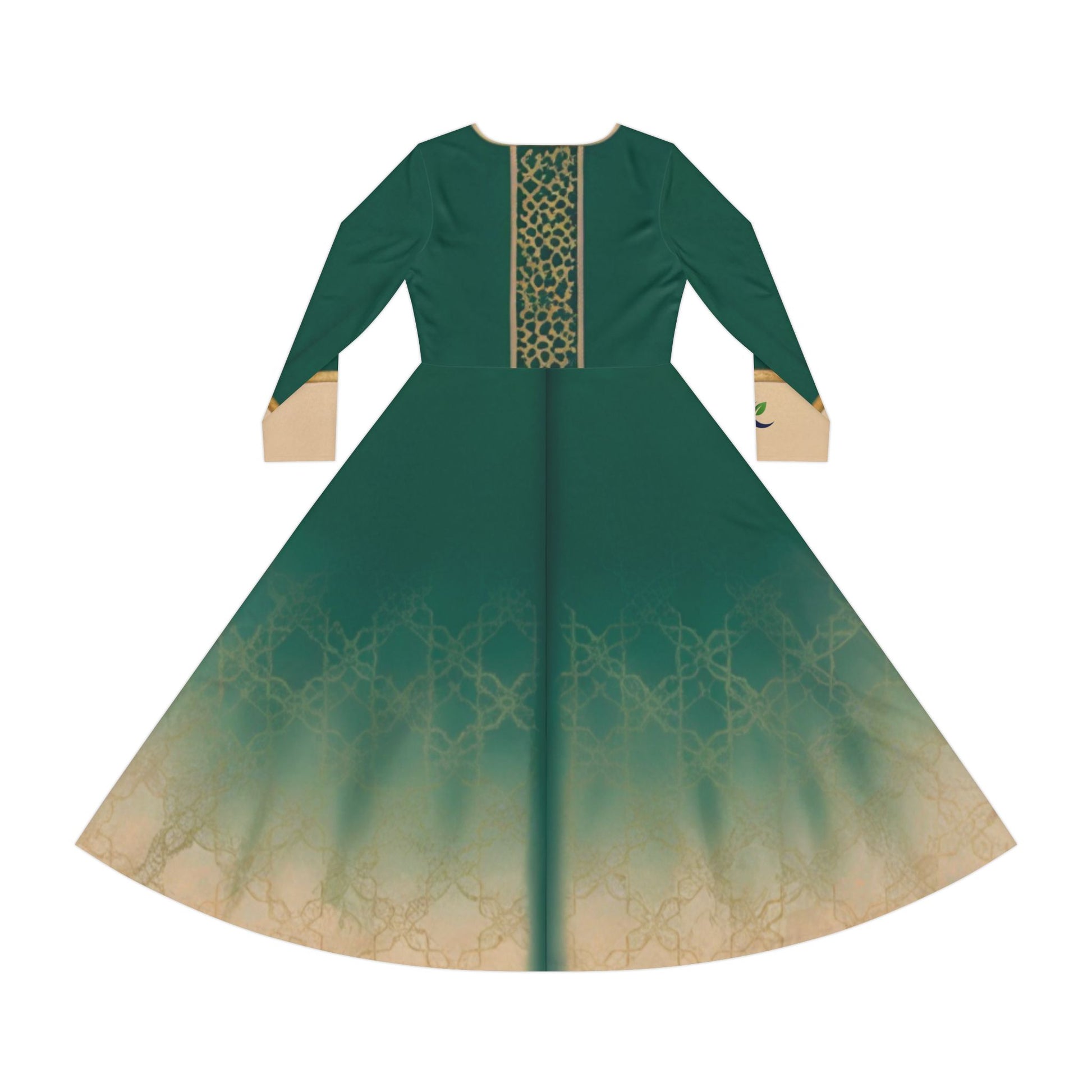 Elegant Women's Long Sleeve Dance Dress, Perfect for Events, Parties, Recitals, Celebrations, Festival Attire - Zeedeey - All stuffs go, go figure