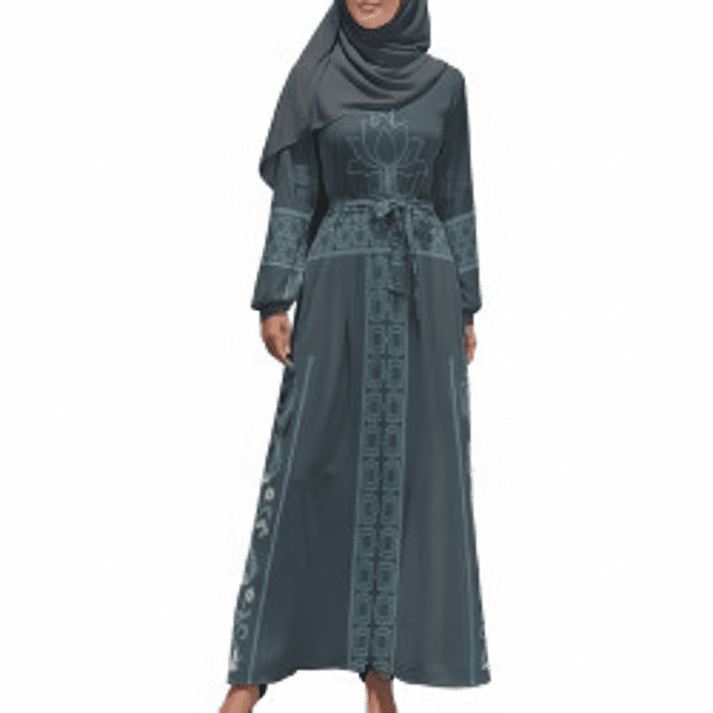 InterestPrint All Over Print Long Sleeve Maxi Dress - Zeedeey - All stuffs go, go figure