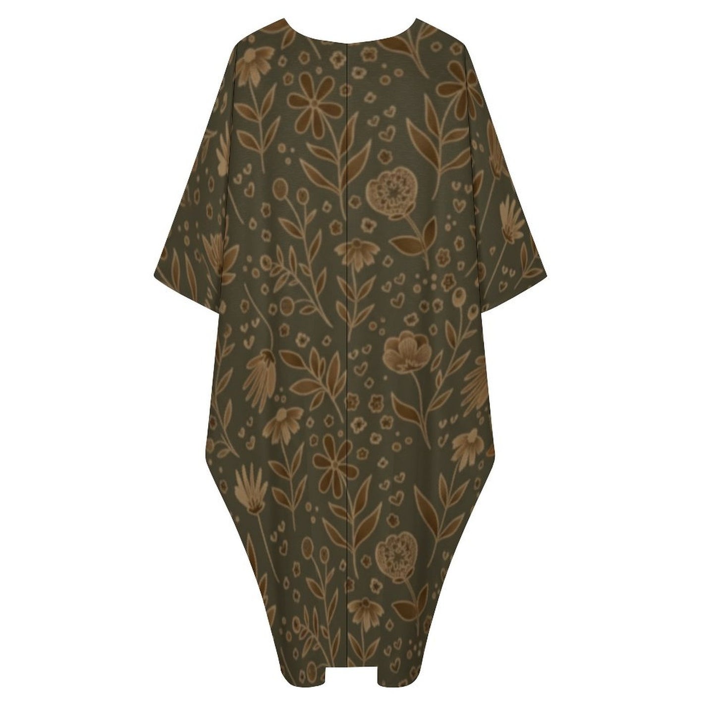 Design V-Neck Kaftan Dress - Zeedeey - All stuffs go, go figure
