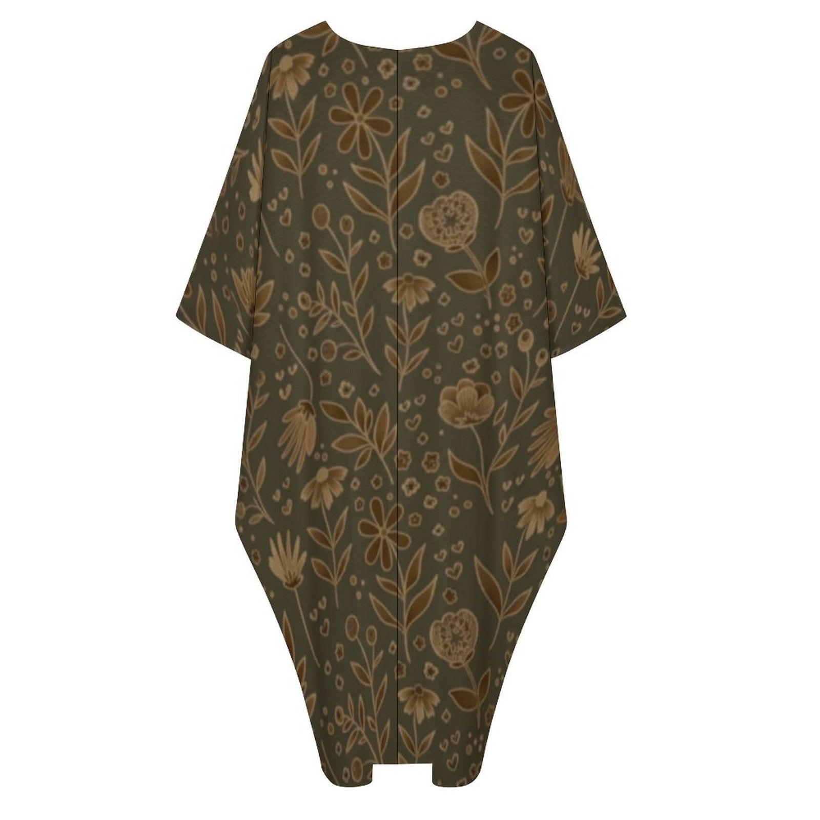 Design V-Neck Kaftan Dress - Zeedeey - All stuffs go, go figure