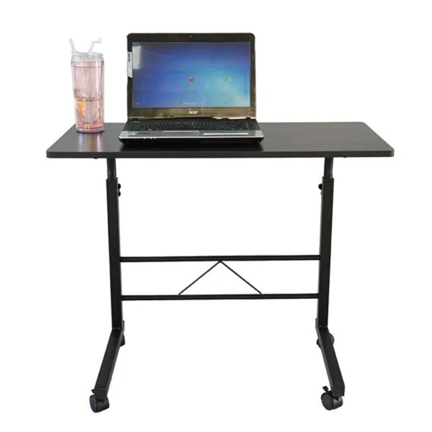 Removable P2 15MM Chipboard  Steel Side Table Black - Zeedeey - All stuffs go, go figure