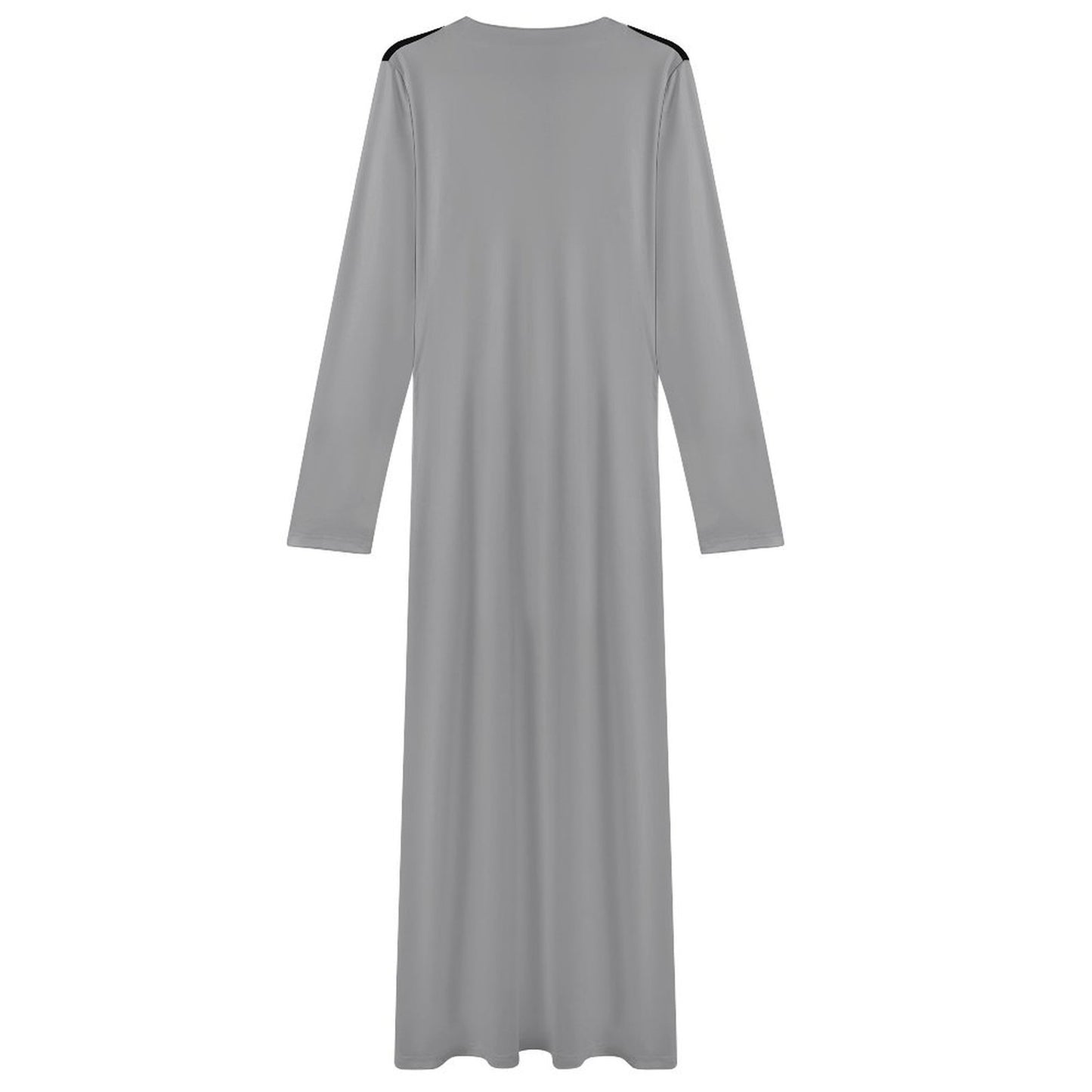 Design Long-Sleeve Draped Bodycon Dress - Zeedeey - All stuffs go, go figure