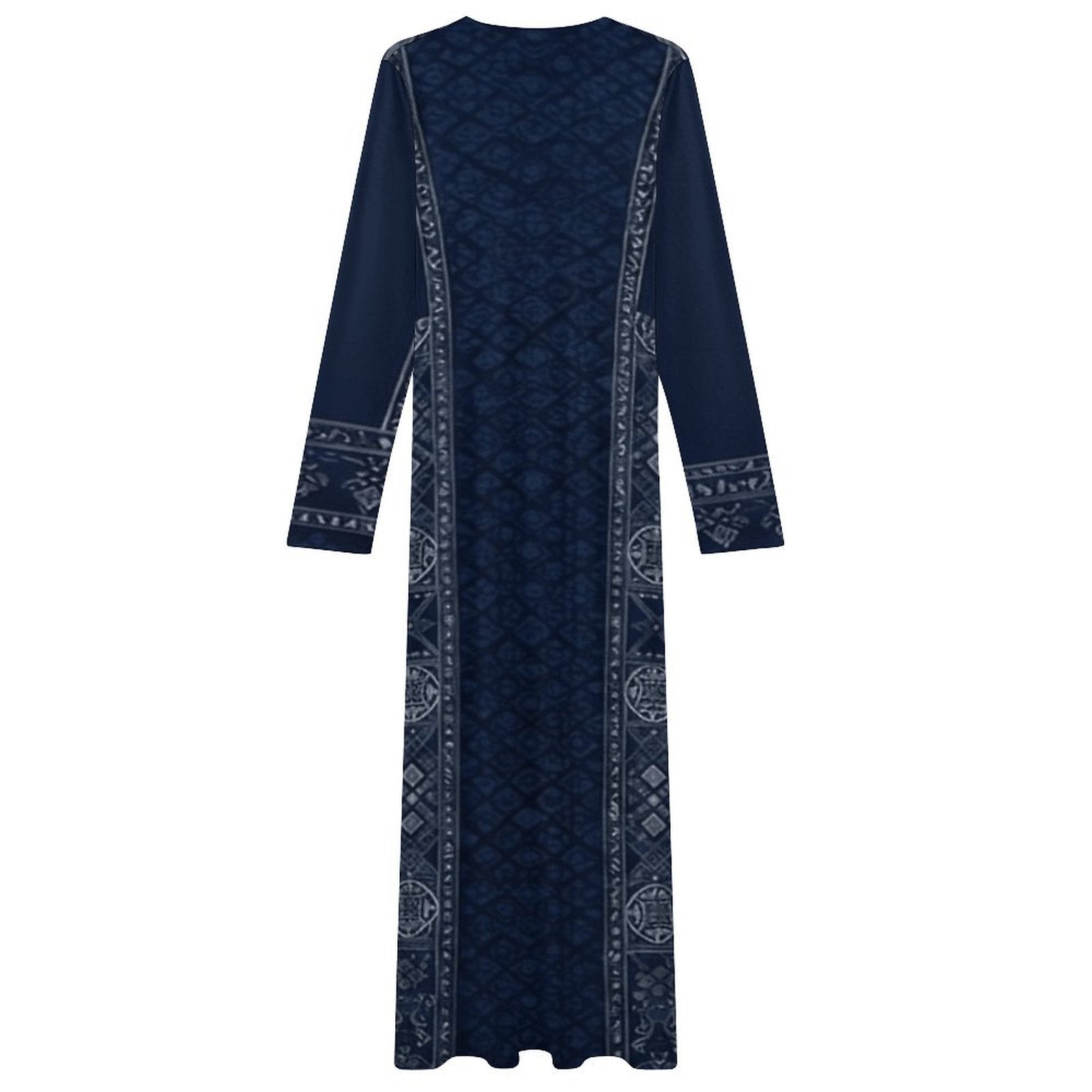 Design Long-Sleeve Draped Bodycon Dress - Zeedeey - All stuffs go, go figure