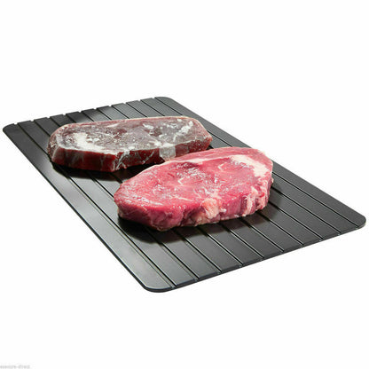 Fast Defrost Tray Fast Thaw Frozen Food Meat Fruit Quick Defrosting Plate Board Defrost Tray Thaw Master Kitchen Gadgets - Zeedeey - All stuffs go, go figure