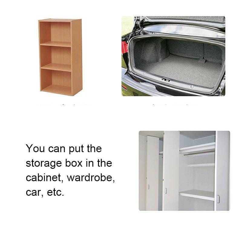 Foldable Folding Storage Cube Storage Box Fabric Cube Toy Organiser With Lid - Zeedeey - All stuffs go, go figure