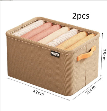 Clothes Storage Box Thick Fabric Storage Box Dormitory Home - Zeedeey - All stuffs go, go figure