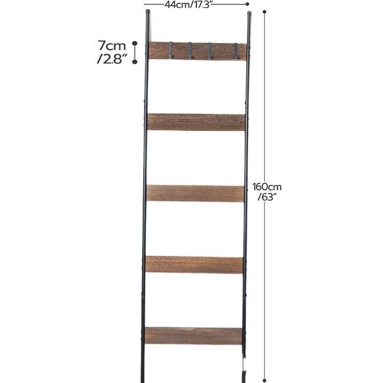 Wooden Wall Towel Rack For Living Room Blanket Ladder - Zeedeey - All stuffs go, go figure