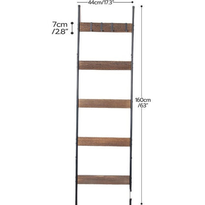 Wooden Wall Towel Rack For Living Room Blanket Ladder - Zeedeey - All stuffs go, go figure