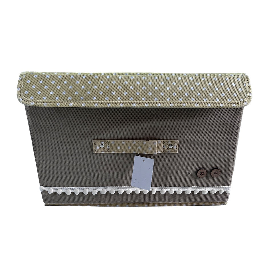 Foldable Folding Storage Cube Storage Box Fabric Cube Toy Organiser With Lid - Zeedeey - All stuffs go, go figure