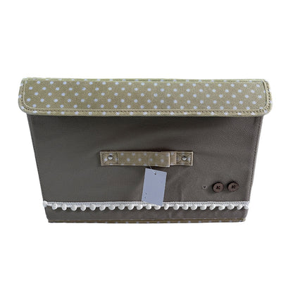 Foldable Folding Storage Cube Storage Box Fabric Cube Toy Organiser With Lid - Zeedeey - All stuffs go, go figure