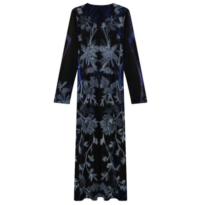 Design Long-Sleeve Draped Bodycon Dress - Zeedeey - All stuffs go, go figure