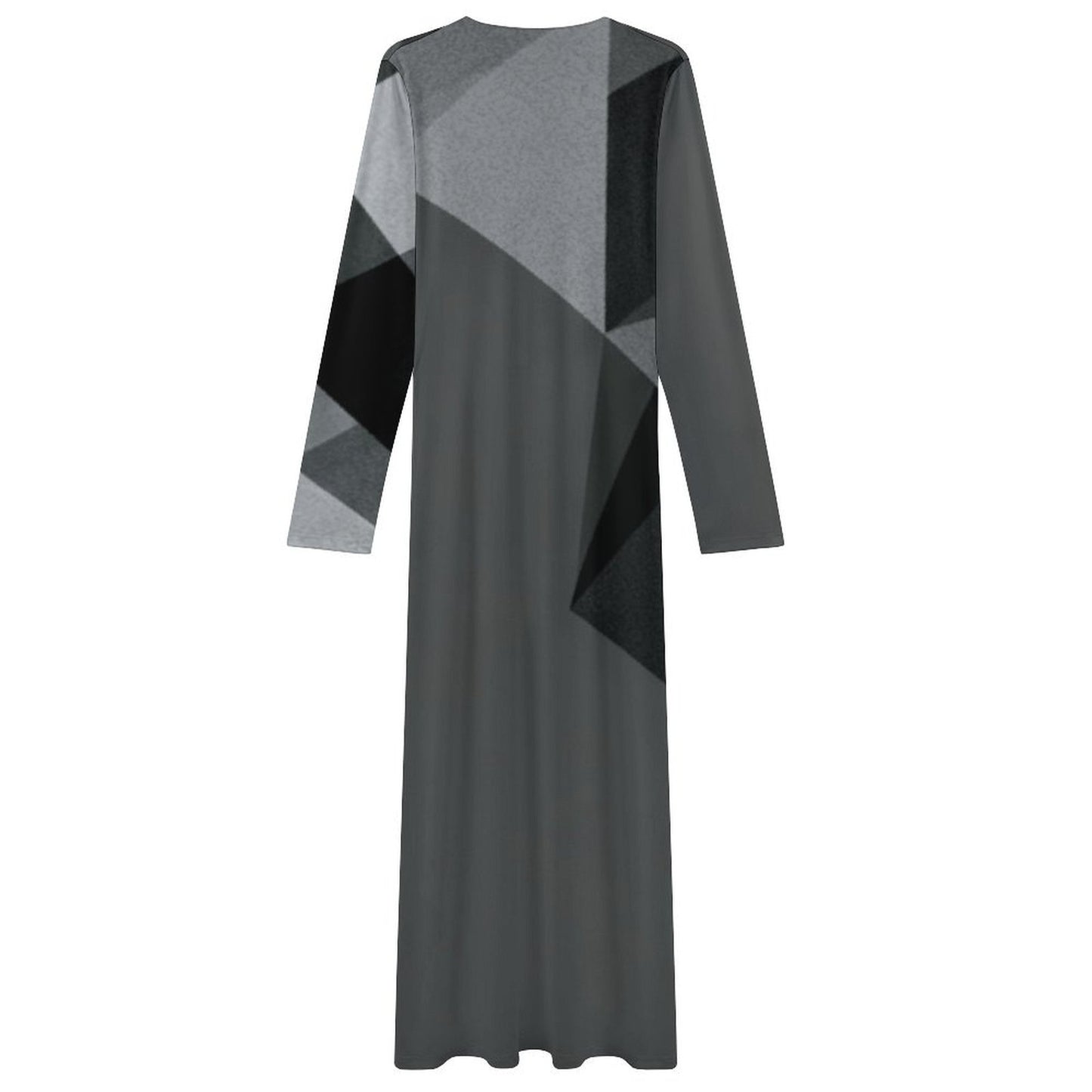 Design Long-Sleeve Draped Bodycon Dress - Zeedeey - All stuffs go, go figure