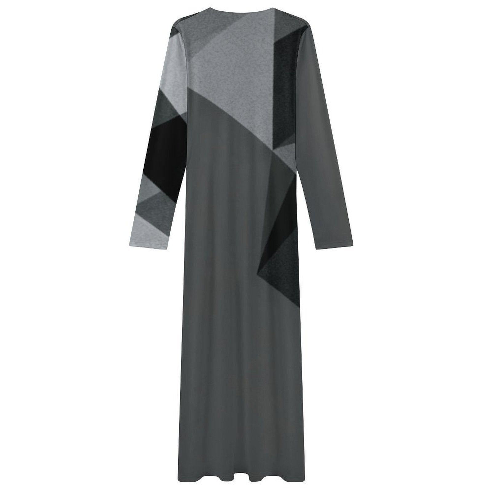 Design Long-Sleeve Draped Bodycon Dress - Zeedeey - All stuffs go, go figure